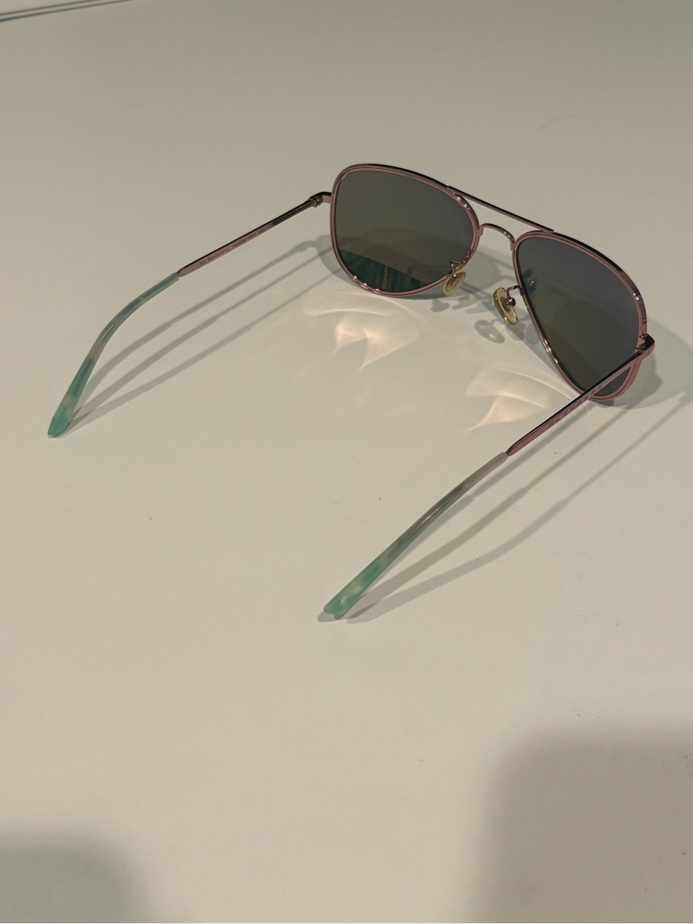 Blenders Mirrored Pink Aviator Sunglasses for Women - Picture 7 of 10